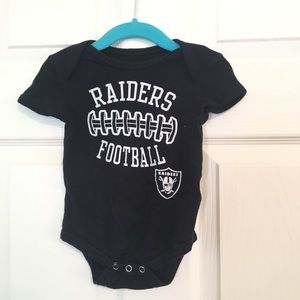 Black Raiders Football onesie